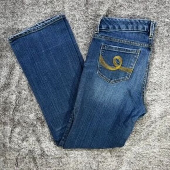 7 For All Mankind Boot Cut Jeans Sz 8 - Picture 1 of 8